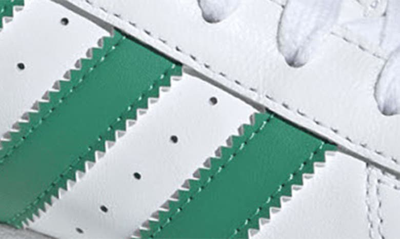 Shop Adidas Originals Superstar Xlg Sneaker In White/ Semi Court Green/ White