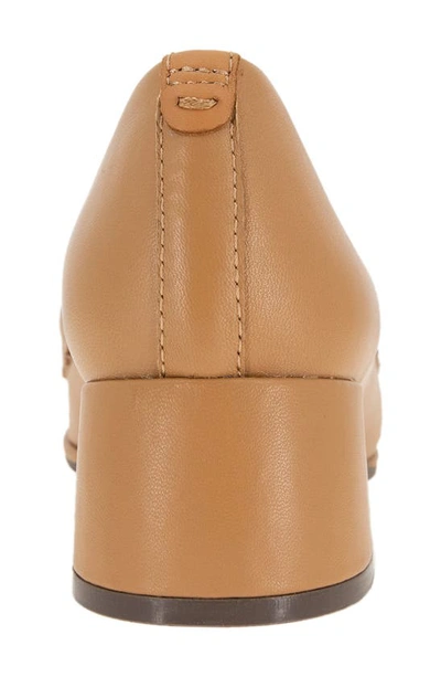 Shop Gentle Souls By Kenneth Cole Easton Loafer Pump In Camel Leather