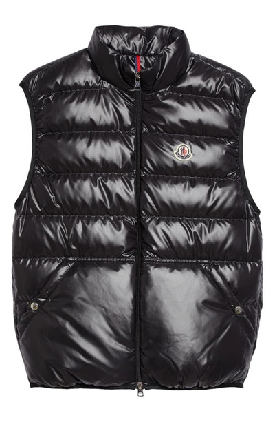 Shop Moncler Aube Down Puffer Vest In Black