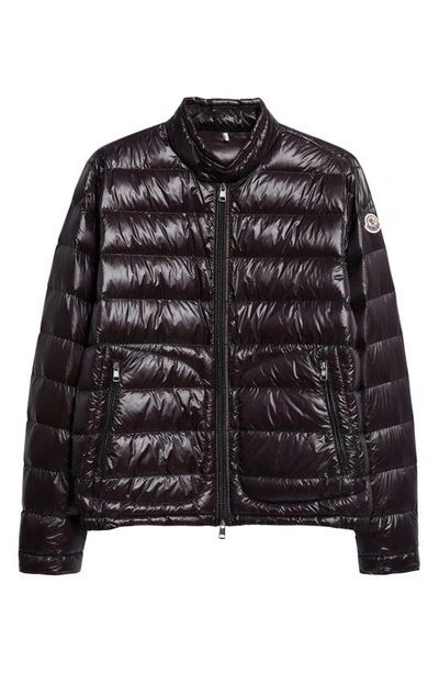 Shop Moncler Acorus Quilted Down Puffer Jacket In Black