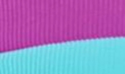 Beach Riot Eva Colorblock Bikini Top In Cool Fluorecents