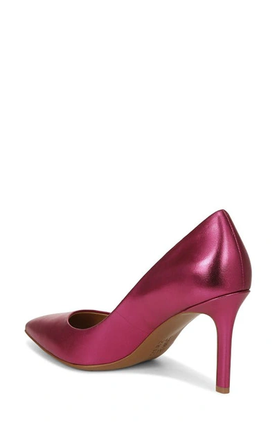 Shop Naturalizer Anna Pointed Toe Pump In Fuchsia Pink Leather