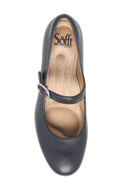 Söfft Leslie Mary Jane Pump In Sky Navy