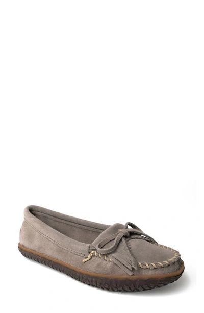 Shop Minnetonka Kilty Tread Slipper In Grey