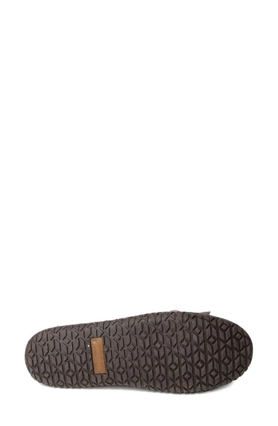Minnetonka Kilty Tread Slipper In Grey