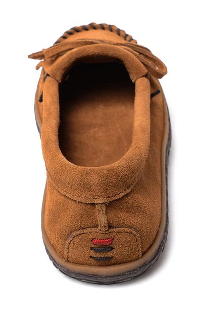 Minnetonka Kilty Tread Slipper In Brown