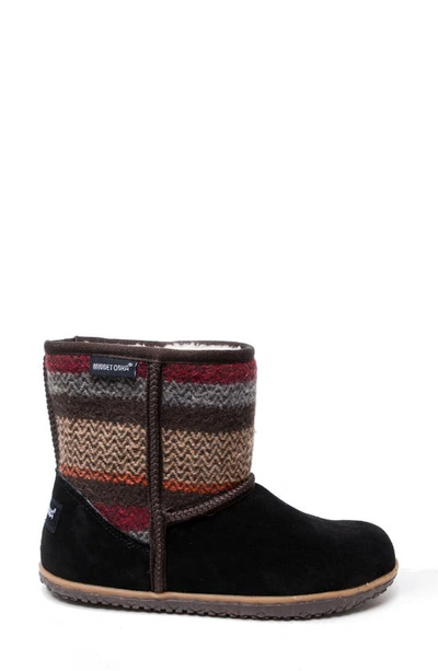Shop Minnetonka Tali Faux Fur Lined Boot In Black Multi