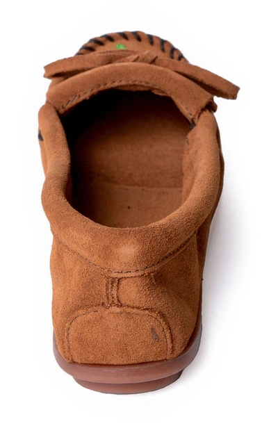 Shop Minnetonka X Lucie Skjefte Ziigwan Waabigwan Slipper In Brown