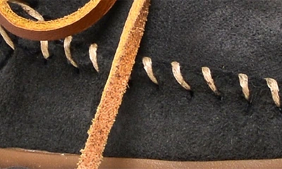 Minnetonka Tarik Slipper In Charcoal