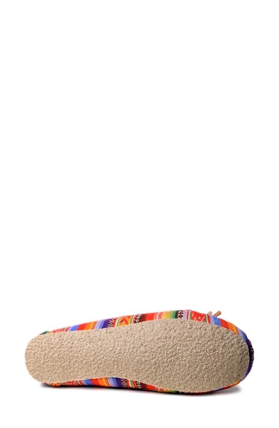 Minnetonka Cally Faux Fur Lined Slipper In Frisco Stripe