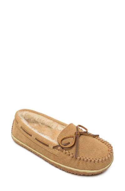 Shop Minnetonka Tilia Faux Fur Lined Slipper In Cinnamon