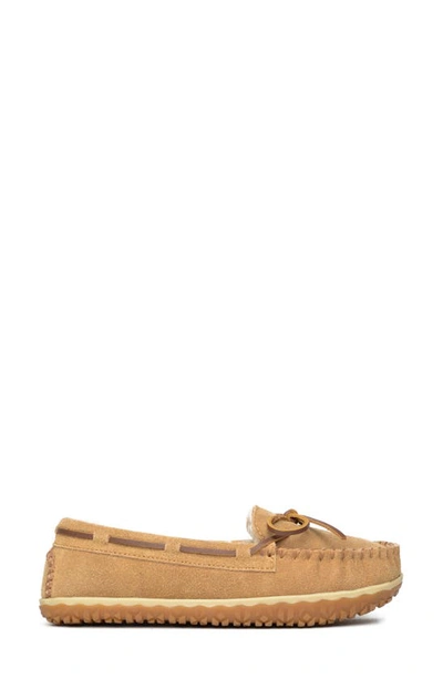 Minnetonka Tilia Faux Fur Lined Slipper In Cinnamon