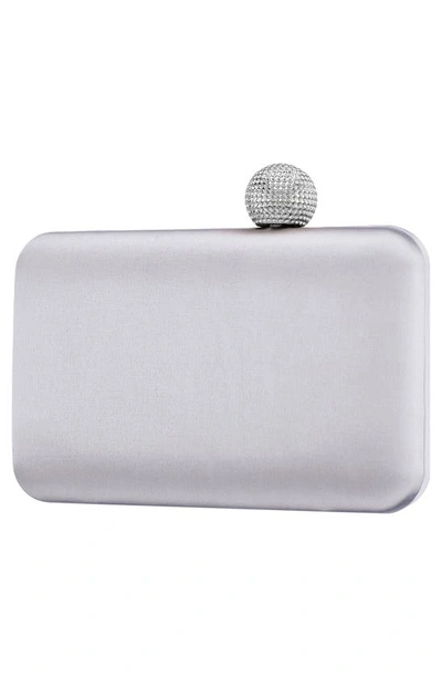 Shop Nina Kimberly Clutch In New Silver
