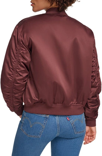 Levi's Oversize Bomber Jacket In Decadent Chocolate