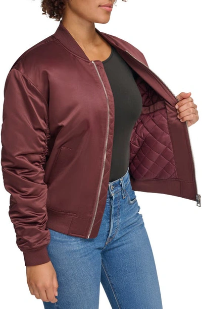 Levi's Oversize Bomber Jacket In Decadent Chocolate