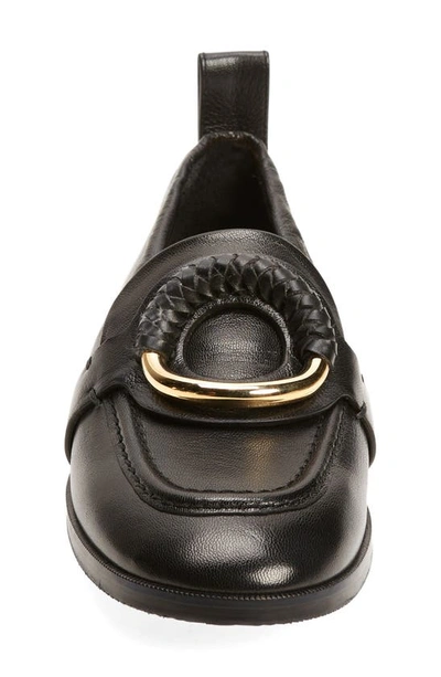 Shop See By Chloé Hana Ring Embellished Loafer In Black