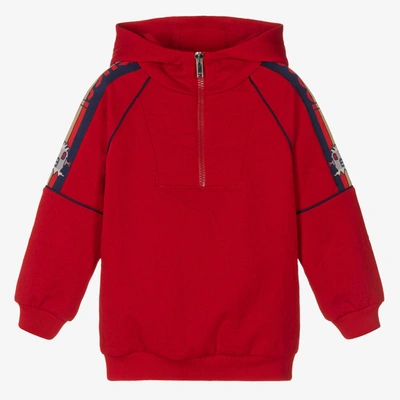 Shop Gucci Boys Red The Jetsons Gg Hoodie