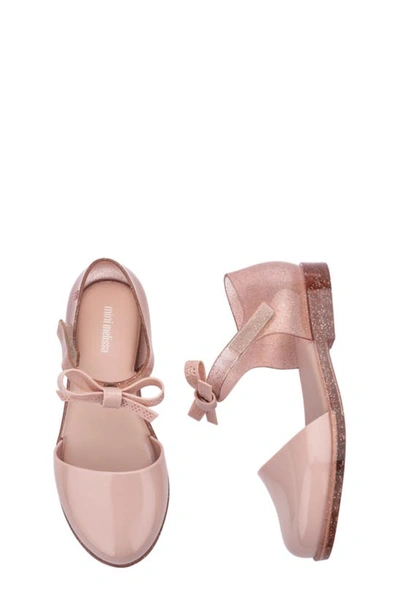 Melissa Kids' Amy Ankle Strap Flat In Pink