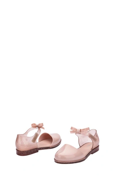 Shop Melissa Kids' Amy Ankle Strap Flat In Pink