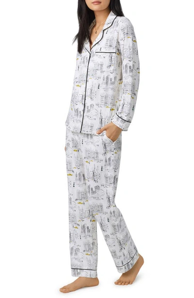 Bedhead Pajamas Print Jersey Pajamas In City That Never Sleeps