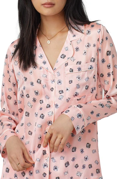 Shop Bedhead Pajamas Print Silk Pajamas In Shine Bright