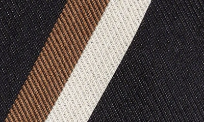 Shop Brunello Cucinelli Stripe Silk & Virgin Wool Tie In Cgm59-navy Camel