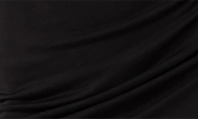 Edikted Pietra Drawstring Ruched Strapless Dress In Black