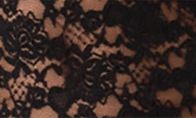 Edikted Xandra Sheer Lace Maxi Dress In Black