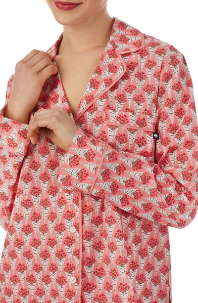Shop Kate Spade Print Pajamas In Pink Print