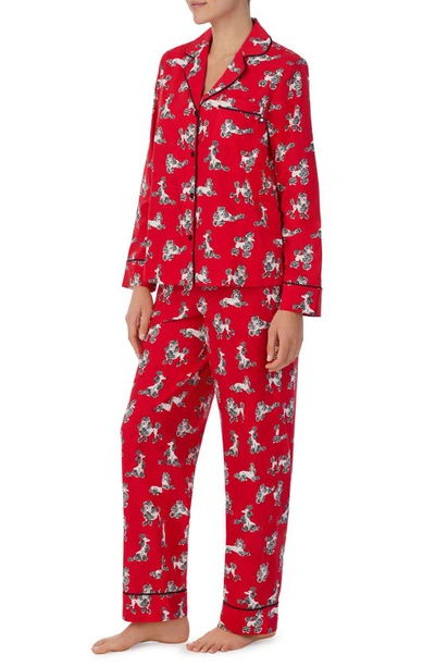 Shop Kate Spade Print Pajamas In Red/ Prt