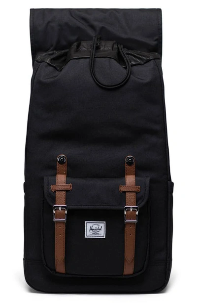 Shop Herschel Supply Co Little America Backpack In Black