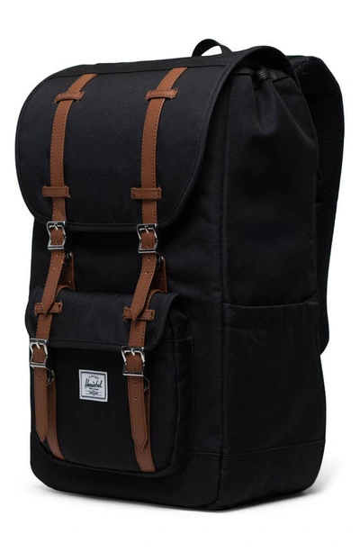 Shop Herschel Supply Co Little America Backpack In Black