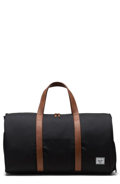 Shop Herschel Supply Co Novel Recycled Nylon Duffle Bag In Black