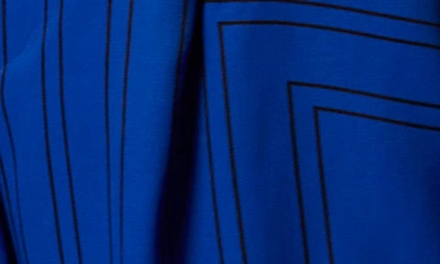 Equipment Thoras Wide-leg Cropped Pants In Surrealist Blue And True Black