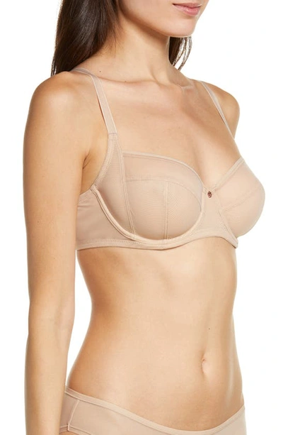 Skarlett Blue Spellbound Front Close Spacer Bra In Neutral