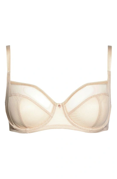 Skarlett Blue Spellbound Front Close Spacer Bra In Neutral
