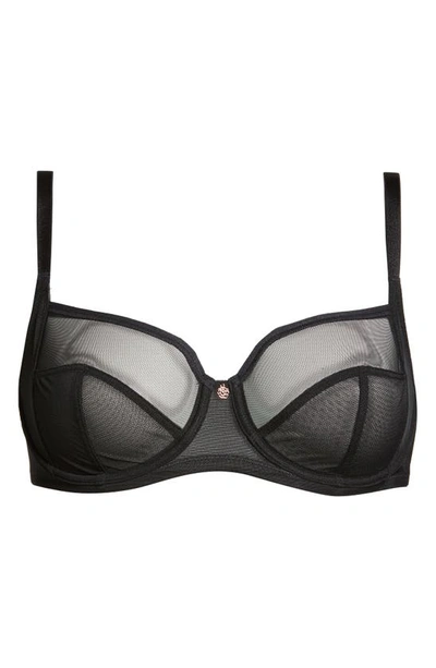 Shop Skarlett Blue Spellbound Underwire Full Coverage Bra In Black