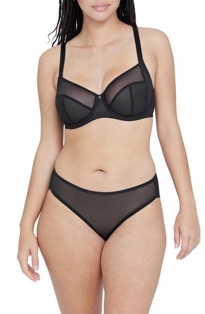 Shop Skarlett Blue Spellbound Underwire Full Coverage Bra In Black