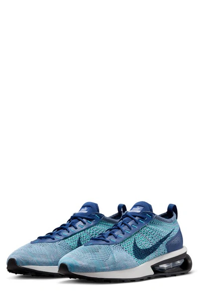 Nike Men's Air Max Flyknit Racer Shoes In Blue | ModeSens