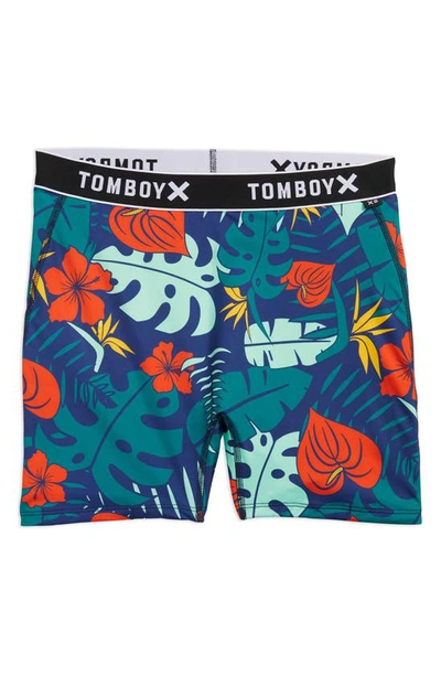 Shop Tomboyx 4.5-inch Swim Shorts In Island Shade