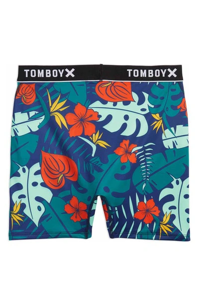 Shop Tomboyx 4.5-inch Swim Shorts In Island Shade