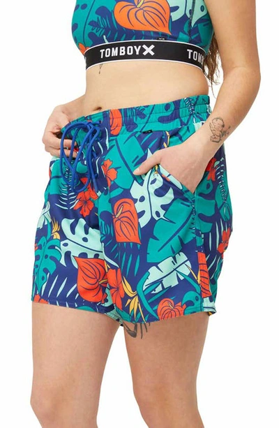 Shop Tomboyx Heritage 7-inch Board Shorts In Island Shade