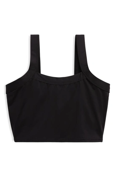 Tomboyx Scoop Neck Bikini Top In Black