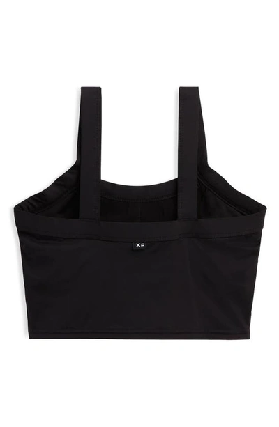 Tomboyx Scoop Neck Bikini Top In Black