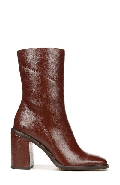 Shop Franco Sarto Stevie Bootie In Mahogany