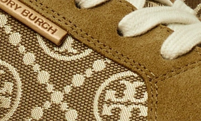 Shop Tory Burch T Monogram Ladybug Sneaker In Inverse Hazel/ Alce / Bourbon