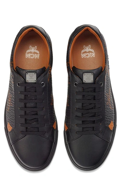 Shop Mcm Terrain Sneaker In Black