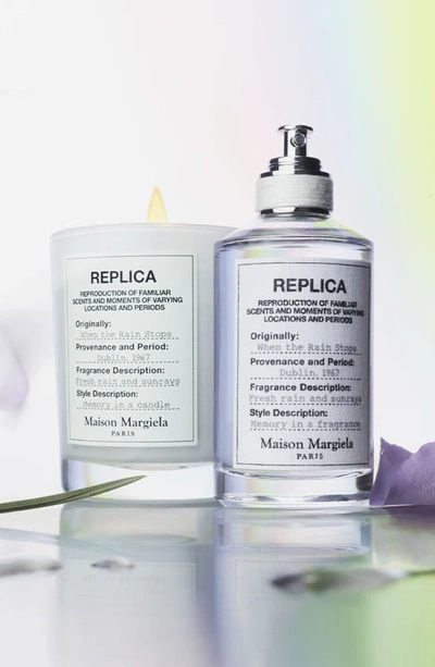 Maison Margiela 'replica' When The Rain Stops Scented Candle 5.8 oz / 165 G Candle