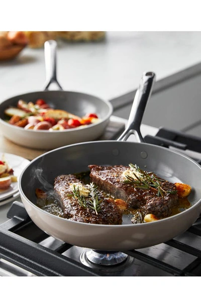 Greenpan Gp5 Two-piece Frying Pan Set In Taupe