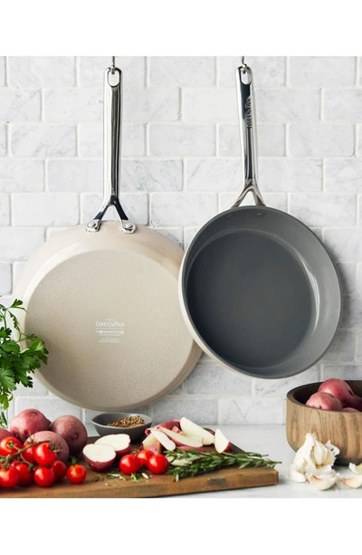 Greenpan Gp5 Two-piece Frying Pan Set In Taupe